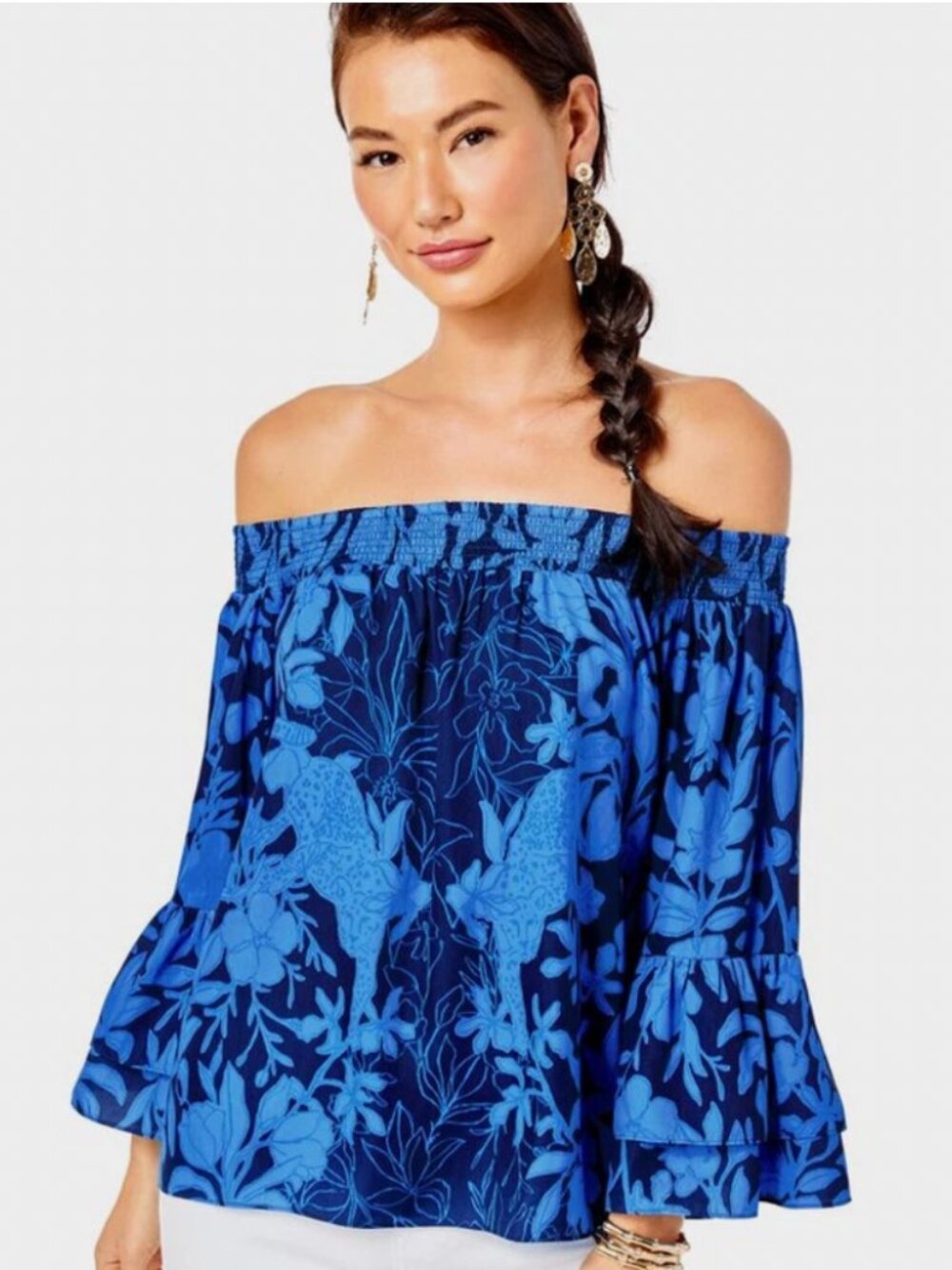 Lily Pulitzer Kaori Off the Shoulder Top